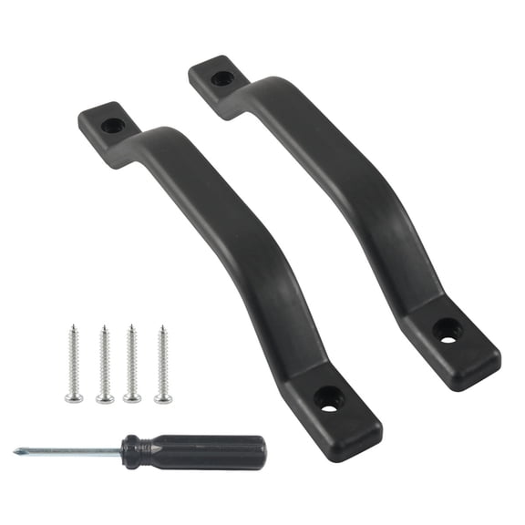 Easy Installation Door Handle for Trailer Black Grab Assist Handle 9.6In Exterior Assist Handle Replacement Grab