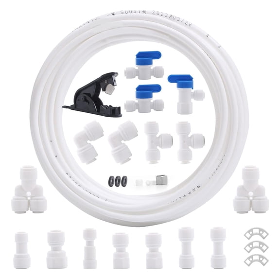 Easy Installation Drinking Water Pipe Kits For Appliance Water Connects Fridge And Coffee Maker With Accessories