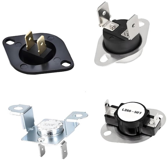 Easy Installation Dryer Thermostat Simple Setup Temperature Sensors for Improves Drying Metal Texture