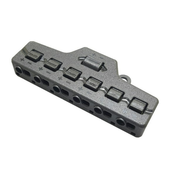 Low Voltages Wire Splitter 1 Input 6 Output LED Lighting Wire Connector Block for LED Strips Lighting Distribution Block