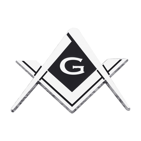 Easy Installation Masonic Emblems Car Decal Sticker Strong Adhesive Long Lasting Shines for Auto & Motorbike Enthusiasts