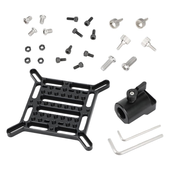 Easy Installation Multipurpose Cheese Plate with 75x75mm VESA Mount For Monitor Bracket Photography Video Accessories