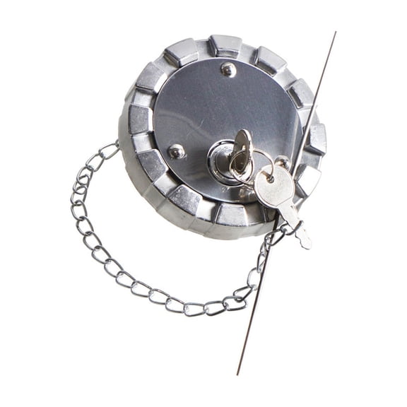 Easy Installation Oil Tanks Cap Lid with Key K071-385-1234 SNV431089 Stainless Locking Oil Cap Replacement
