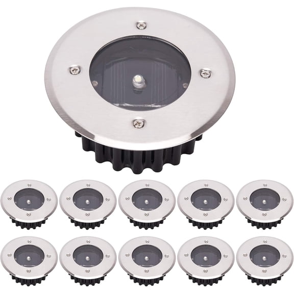 Easy Installation Outdoor Solar Lights, Bright Solar Lights & Weather-Resistant, Solar-Powered Landscape Lighting For Paths, Bridges, Docks, Driveways, Gardens, Sidewalks,