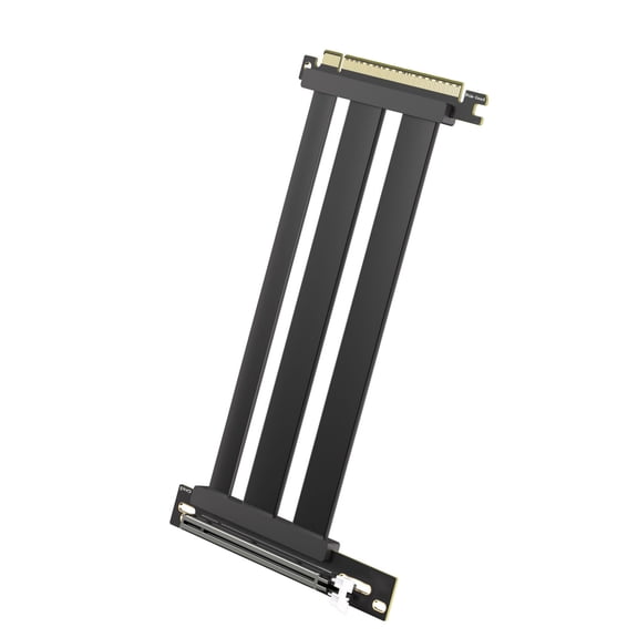 Easy Installation PCIe 5.0 x16 Right Angled GPU Connector Adapter Fast Speed 32GT/s Data Transfer Space Saving for