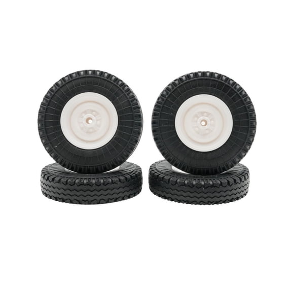 Easy Installation Replacement Tires for C84 C94 Model Car Assembly Spare Tire Wheel Component Set of 4