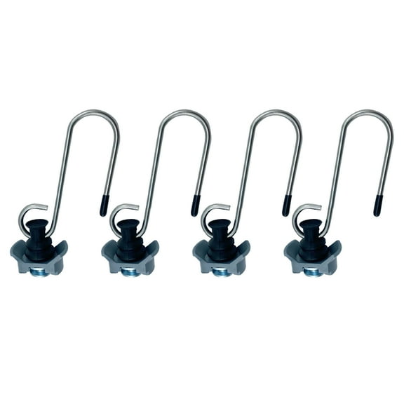 Easy Installation Single Studs Fitting L Track Tie Down Anchors for Airline Rails Track Fittings Cargo Hauling Accessory