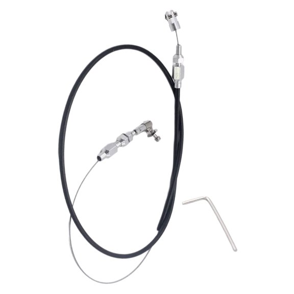 Easy Installation Throttle Cable Assembly for 350 302 SBF Throttle Cable Black Housing Automotive Accessories