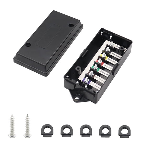 Easy Installation Weatherproof 7 Way Trailer Junction Box For Secure Electrical Signals Management In Trucks And Trailers