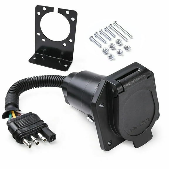 Easy Installation and Wide Application for Synchronizing Signal Lights Trailers Adapter Plug
