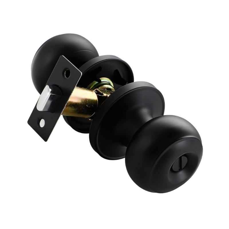 Easy Installion Round Knob Door Lock Stainless Steel Bathroom Privacy Sturdy
