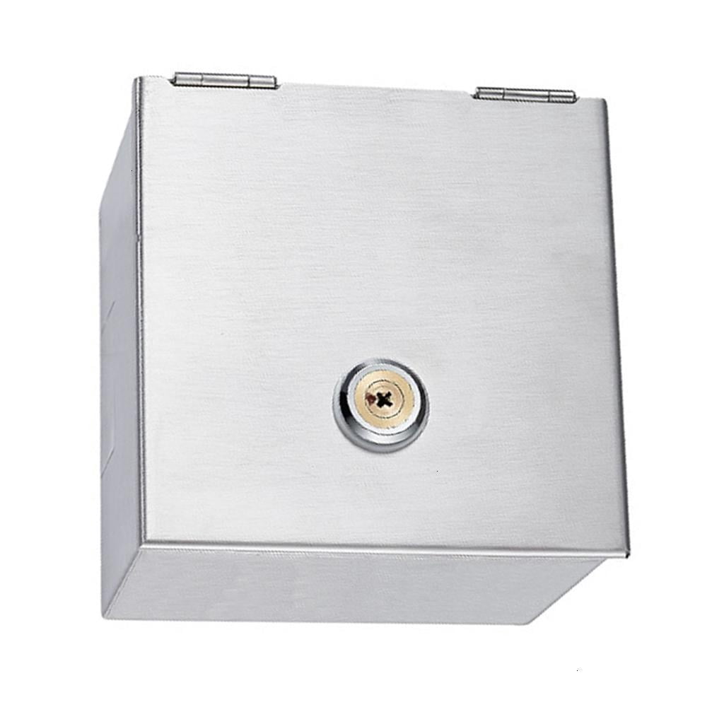 Practical Weatherproof Electrical Outlet Cover in Stainless Steel for Indoor and Outdoor Without Theft Protective