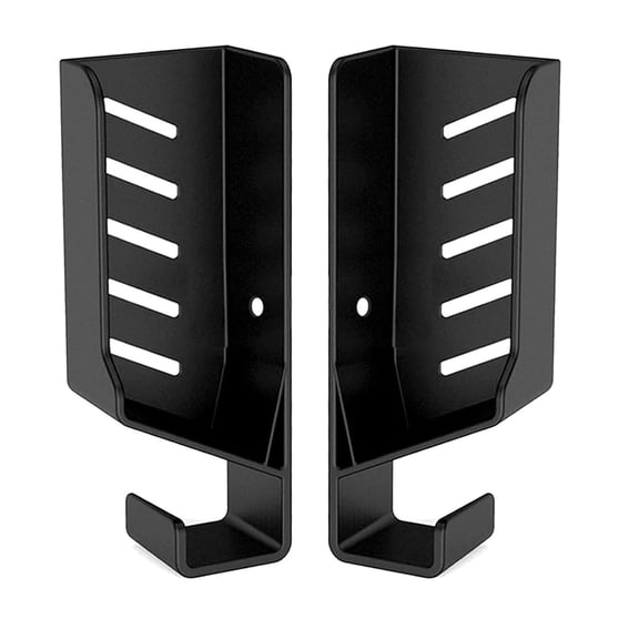 Easy Installs Wall Mount Bracket for Routers and Modems with Builts In Hooks for Cable Management