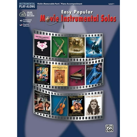 Pre-Owned Easy Popular Movie Instrumental Solos for Strings: Violin (Book & CD) (Pop Instrumental Solo) Paperback