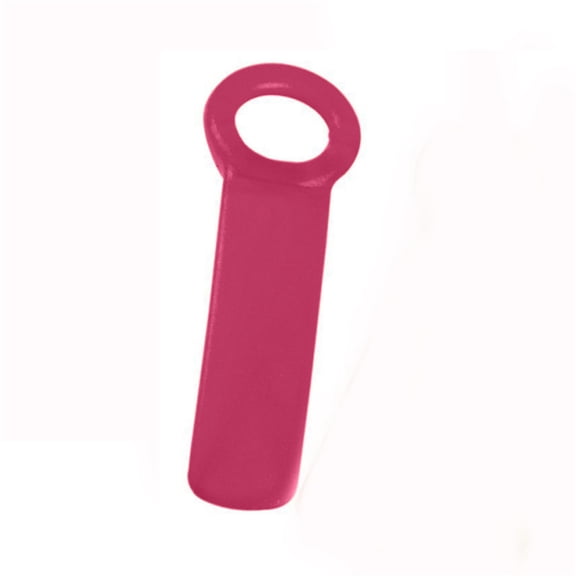 Easy Jar Key Opener and Plastic Manual Can Lid Remover, Ergonomic Kitchen Tool, Compact Red Design for Seniors, Opens Tight Jars with Leverage