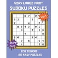 thumbnail image 1 of Easy Large Print: Very Large Print Sudoku Puzzles for Seniors: 100 Easy Sudoku for Adults: One Extra Large Print Puzzle Per Page and Space for Working Out the Answers, Light Blue Cover (Easy Large Pri, 1 of 1