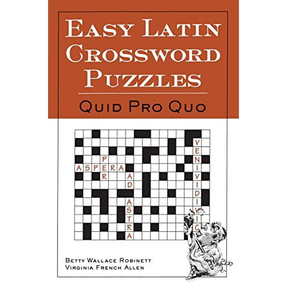 Pre-Owned Easy Latin Crossword Puzzles, 9780844284460, 0844284467, Paperback, 1 edition
