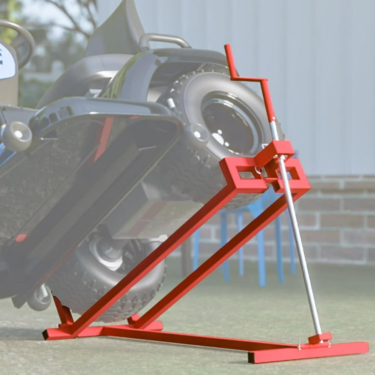 Riding mower jack stand sale