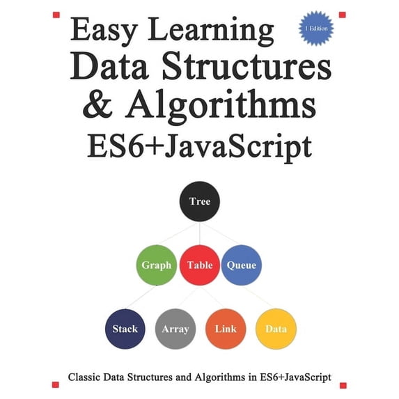 Easy Learning JavaScript and Design Patterns and Data Structures and Algorithms: Easy Learning Data Structures & Algorithms ES6+Javascript: Classic data structures and algorithms in ES6+ JavaScript (P