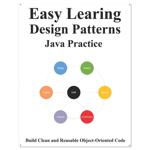 Easy Learning Programming for Beginner: Easy Learning Design Patterns Java Practice : Reusable Object-Oriented Software (Series #2) (Paperback)