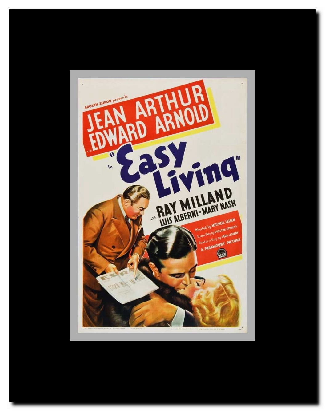 Easy Living Framed Movie Poster