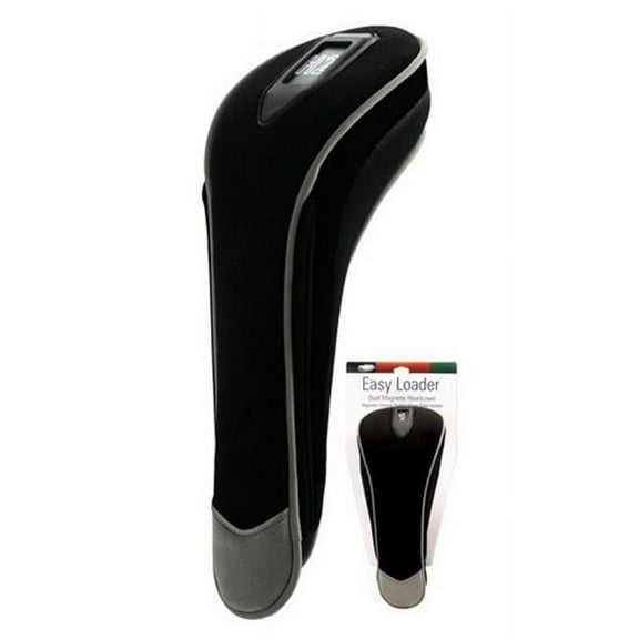 Easy Loader Hybrid Magnetic Golf Club Headcover by ProActive Sports (Black)