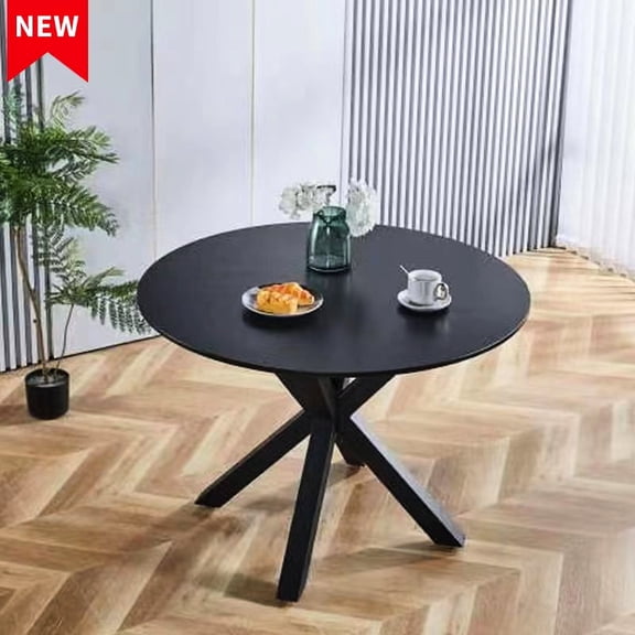 Easy - Maintain Cross - Leg End Table / Used in Family Meals / Big Metal Tube Ensures Strength