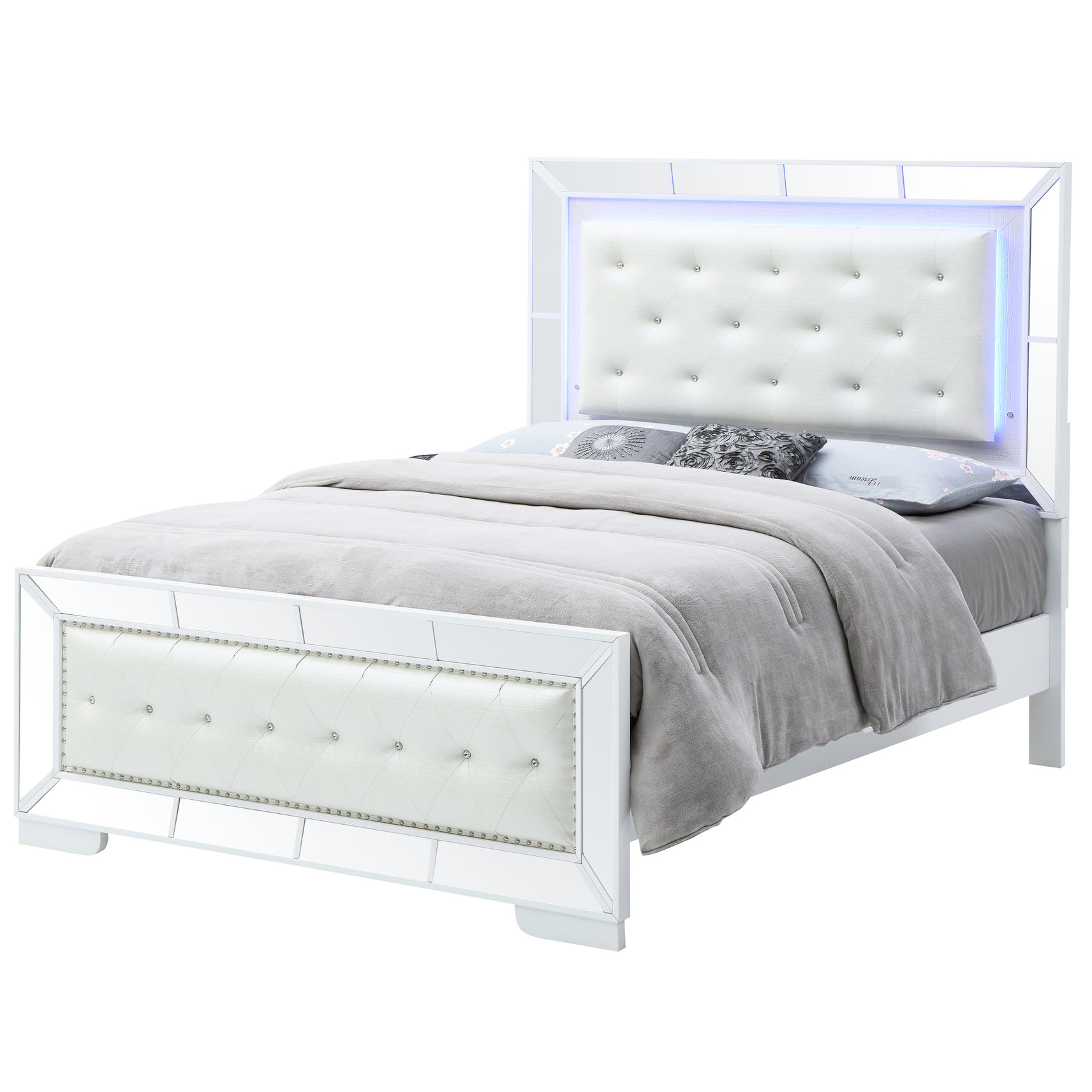 Photo inspiration: Easy Maintain Silver Champagne Bed Quick Setup To Fit Bedroom Photo Inspiration