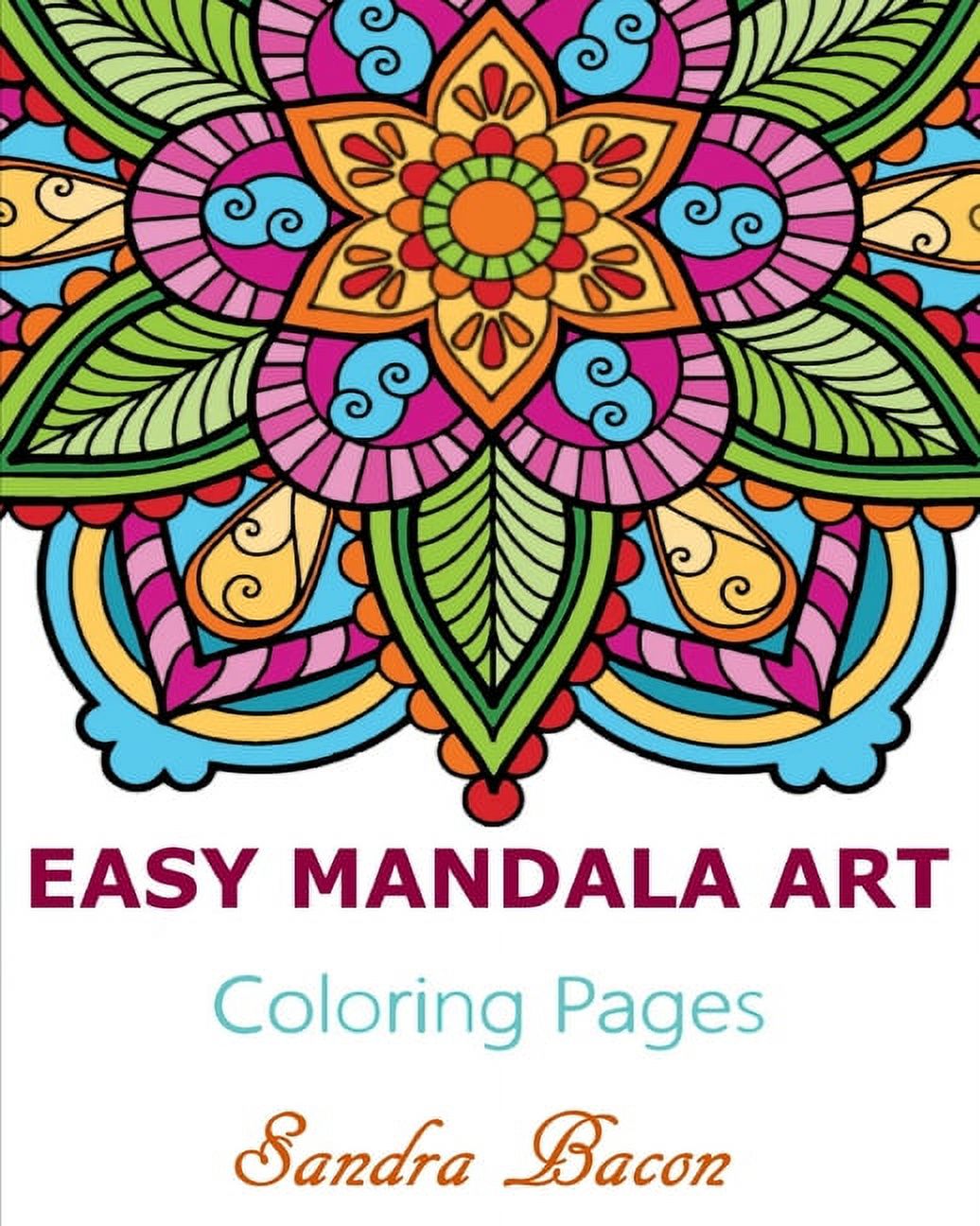 Easy Mandala Art Coloring Pages [Book]
