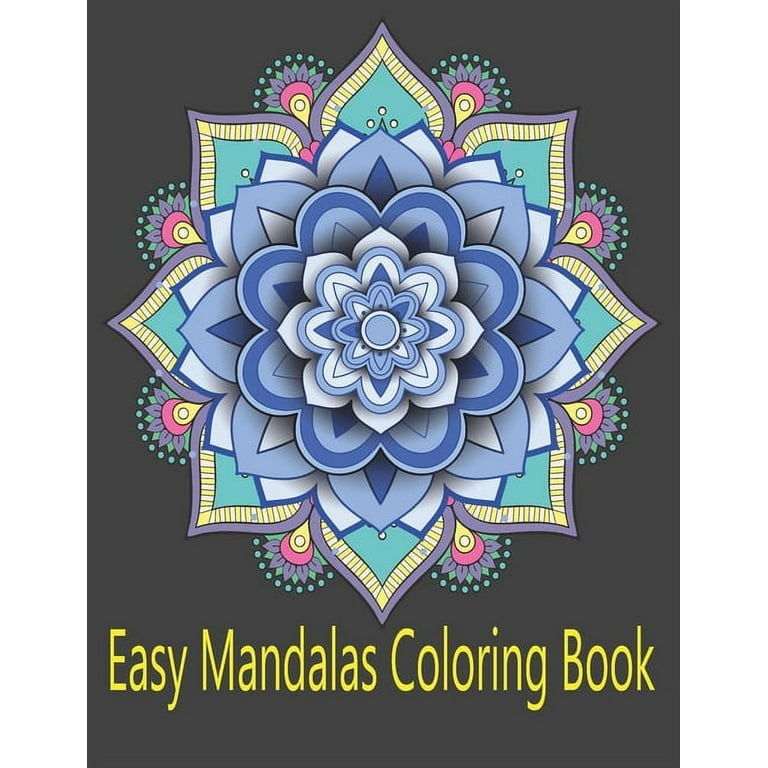 LARGE PRINT Coloring books for adults relaxation JOY: Simple