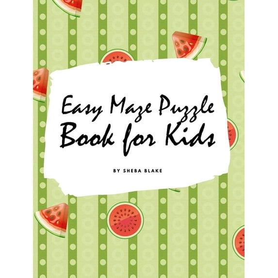 Easy Maze Puzzle Book for Kids - Volume 2 (Large Hardcover Puzzle Book for Children) (Hardcover)