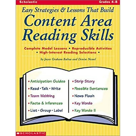 Pre-Owned Easy Mini-Lessons That Build Content Area Reading Skills (Paperback) 0439040922 9780439040921
