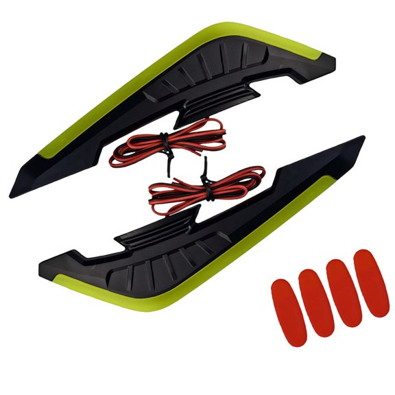 Easy Mount Wind Fairing for Motorcycle Electric Bike LED Light Improved Aerodynamics Fairing Side Winglets