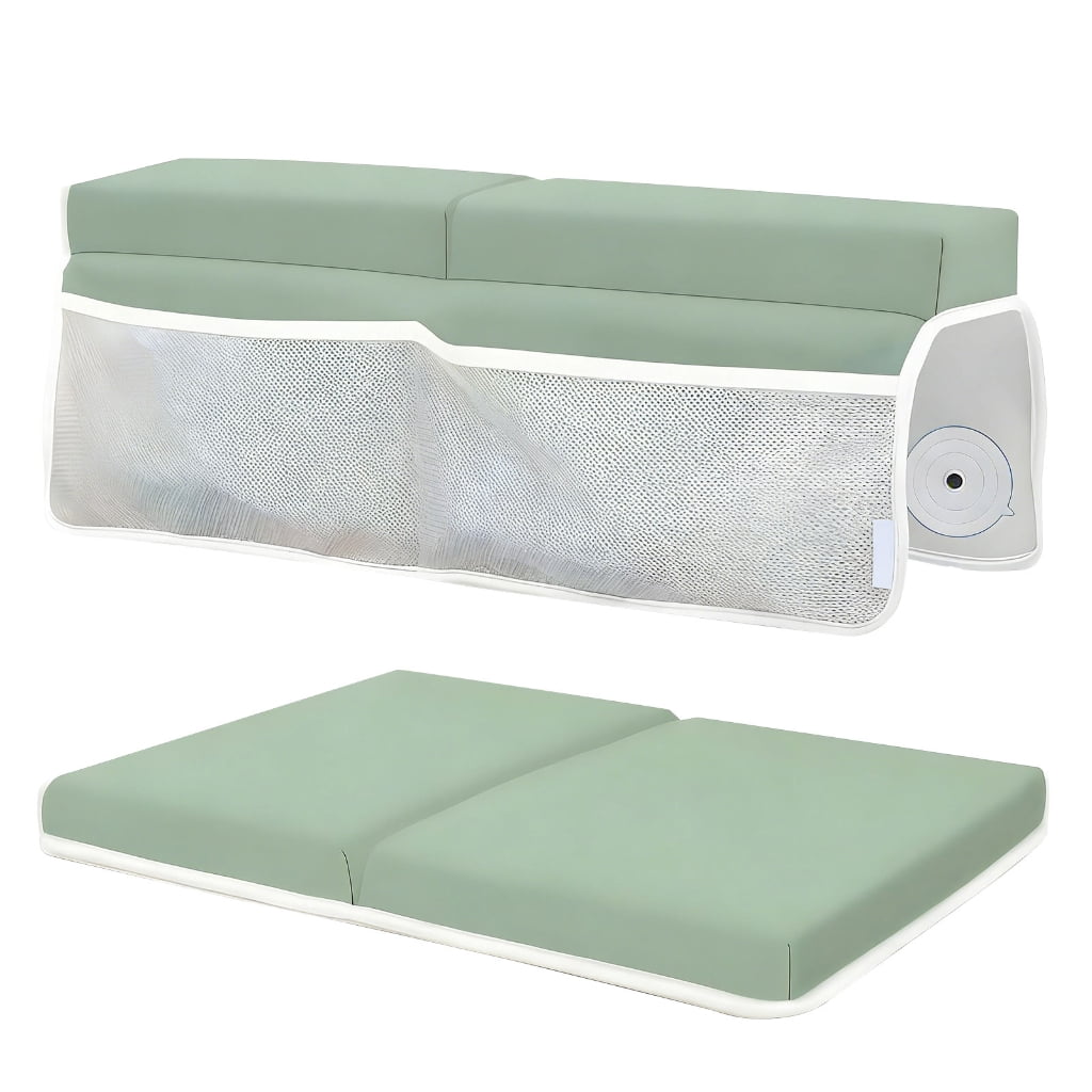 Easy Neat Bath Kneeling Pillow Set Machine Launderable Rapiddry Highlighting Memory Spume and Storage Pouches for O