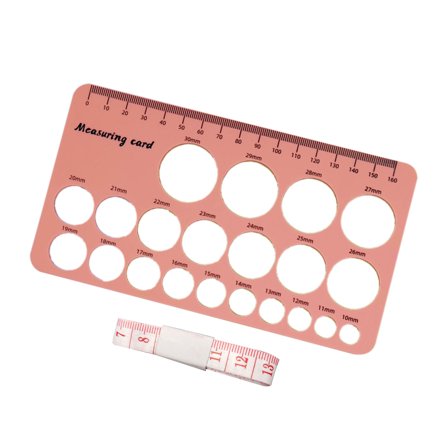 Easy Nipple Measuring Device With Flange Guide Double Side CM IN Marking For Lactation Comfort