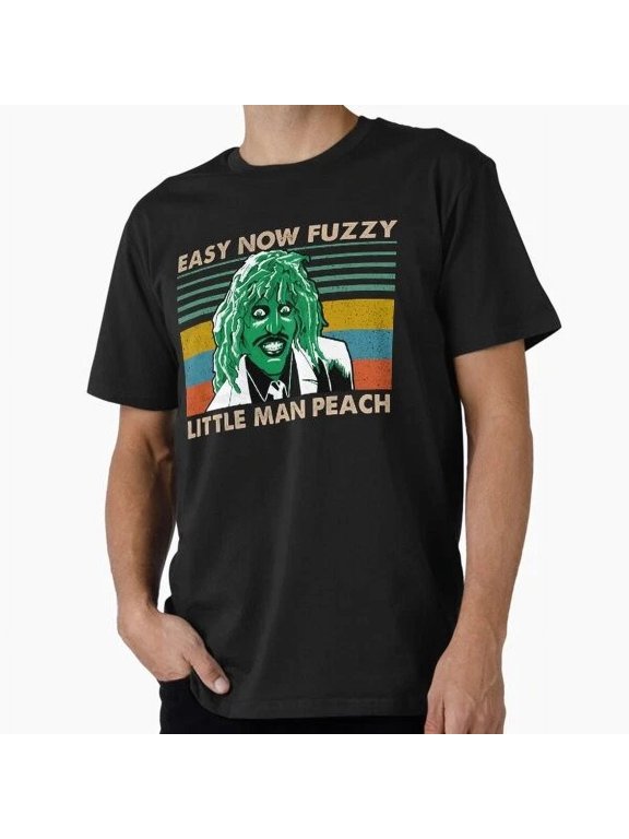 Easy Now Fuzzy Little Man Peach Gift For T-Shirt S-5XL