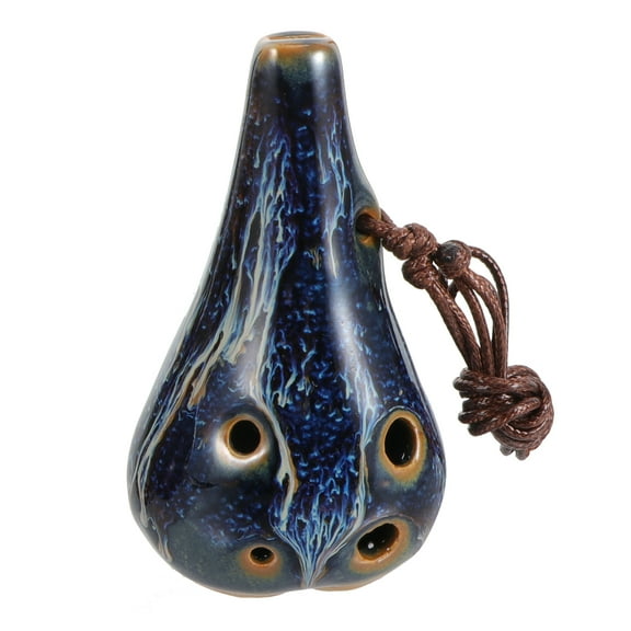 Easy Ocarina Wind Instrument 6 Hole Ocarina Child 10X5.5X5CM