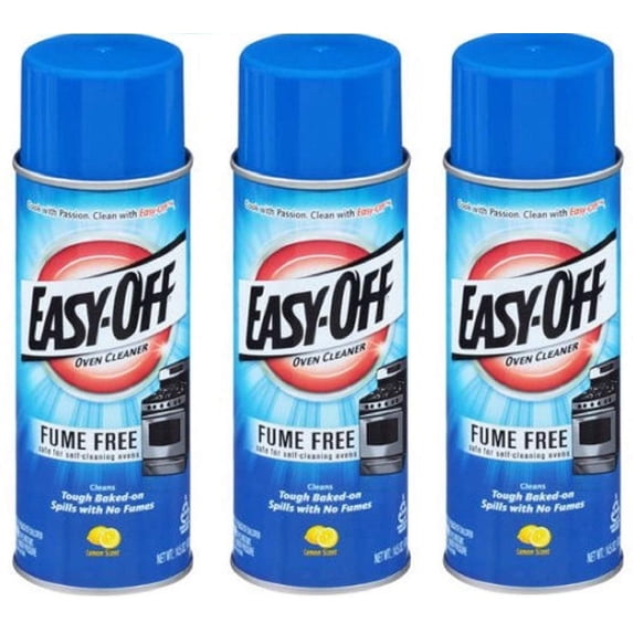 Easy-Off Fume Free Lemon Scent Oven Cleaner Spray 14.5 oz. Aerosol Can 14.5 oz 3 PACK