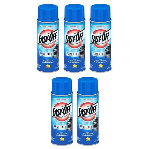 Easy-Off Fume Free Lemon Scent Oven Cleaner Spray 14.5 oz. Aerosol Can 14.5 oz 5 PACK