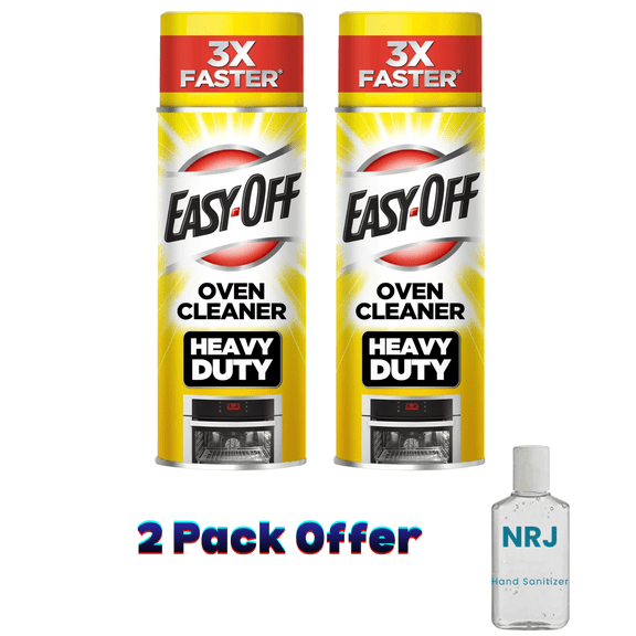 Easy-Off Heavy Duty Oven Cleaner and Degreaser Foam Spray, 14.5oz