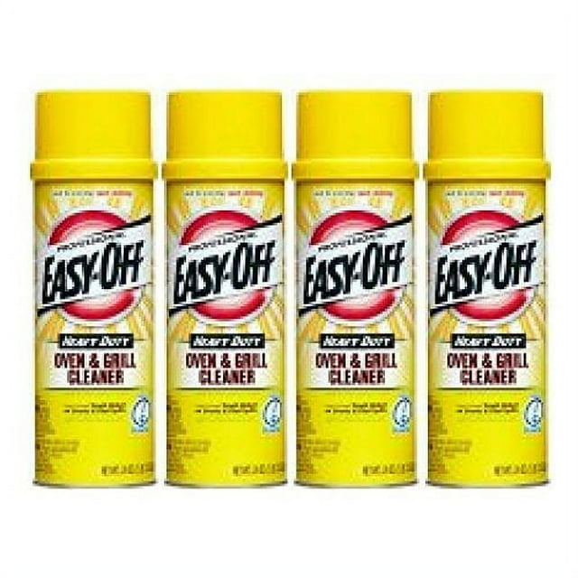 EasyOff Heavy Duty FastActing Oven and Grill Cleaner, 24 Oz 4 count