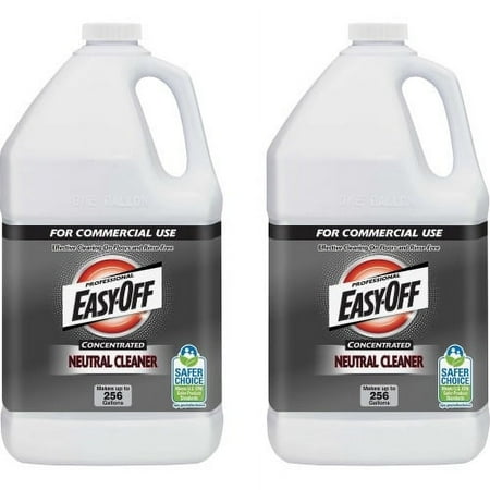 Easy-Off Professional Concentrated Neutral Cleaner Concentrate Liquid - 128 fl oz (4 quart) - Neutral Scent - 2 / Carton - Blue