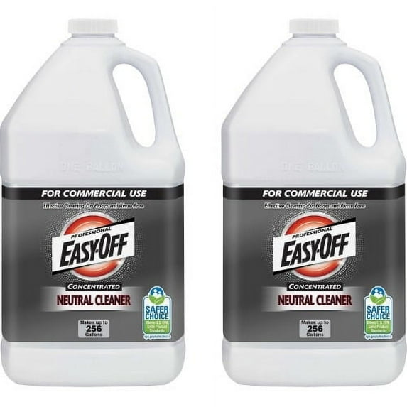 Easy-Off Professional Concentrated Neutral Cleaner Concentrate Liquid - 128 fl oz (4 quart) - Neutral Scent - 2 / Carton - Blue