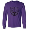 thumbnail image 1 of Easy On The Eyes Adult Long Sleeve T-shirt, 1 of 3