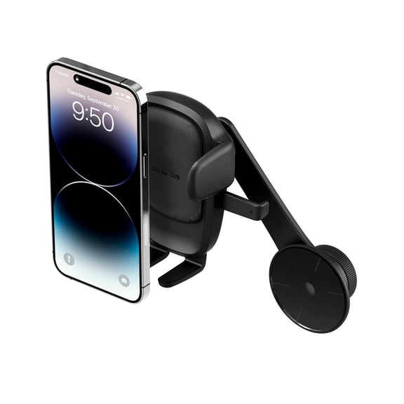 Easy One Touch Advanced Phone Mount For Tesla Model 3 And Y Screens - Universal Cell Holder Iphone  Google Samsung Moto Lg All Other Smartphones Black