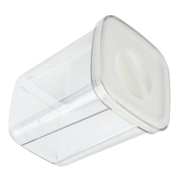 Easy Open Lid Airtight Food Storage Jar PET Clear Container for Pantry Use