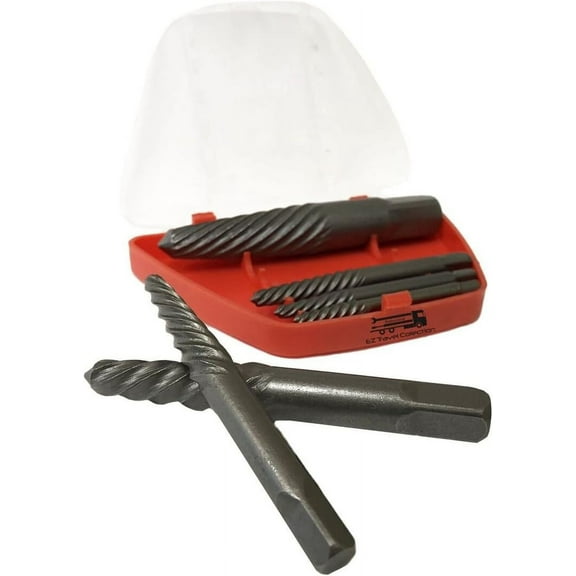 Easy Out Set for Bolt Screw Stud Pipe 1/8" - 3/4" Heavy Duty Steel 6 PC Pack