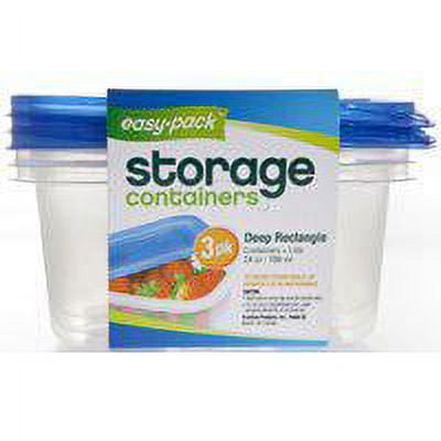 Easy Pack 8065 Rectangle Reusable Container, 24 Oz