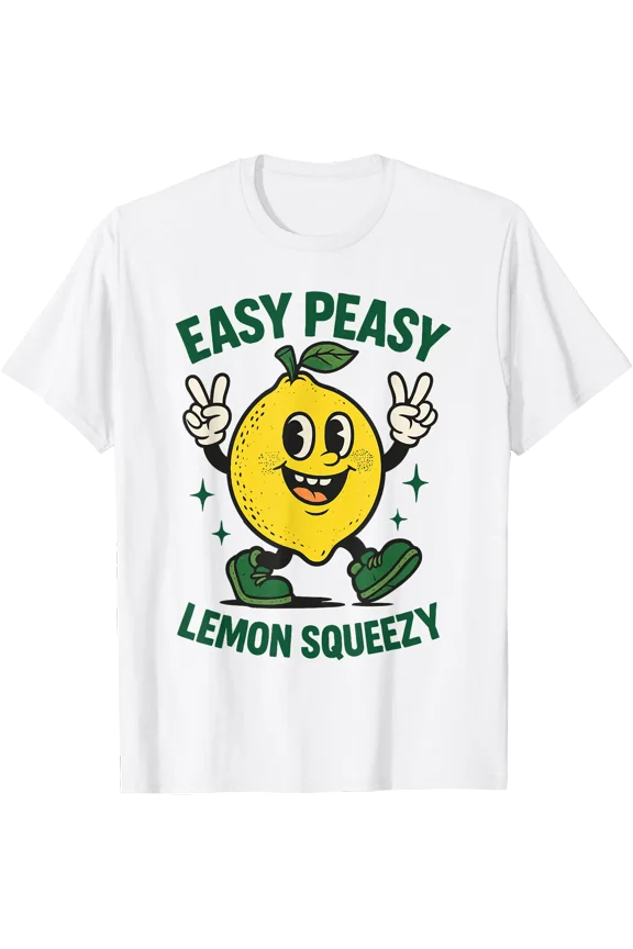 Easy Peasy Lemon Squeezy Lemonade Crew Funny Lemons Lover T-Shirt, Unisex T-Shirt