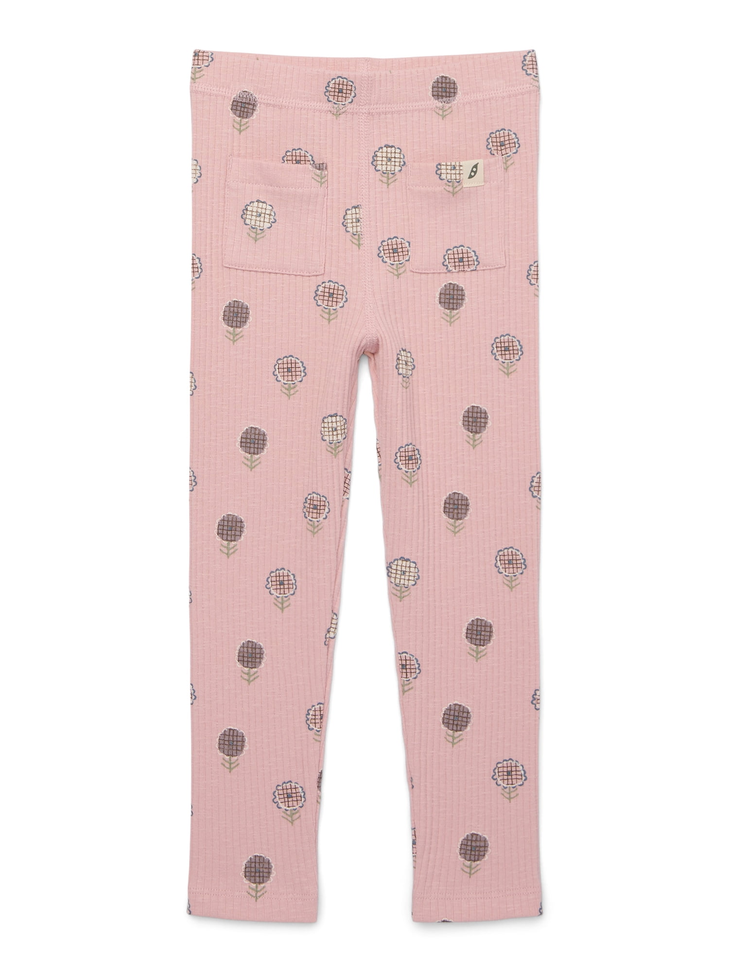 easy-peasy Toddler Girl Holiday Pocket Rib Leggings, Sizes 18M-5T ...